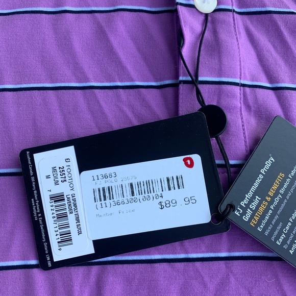 FOOTJOY Golf Shirt- M - Picture 4 of 4